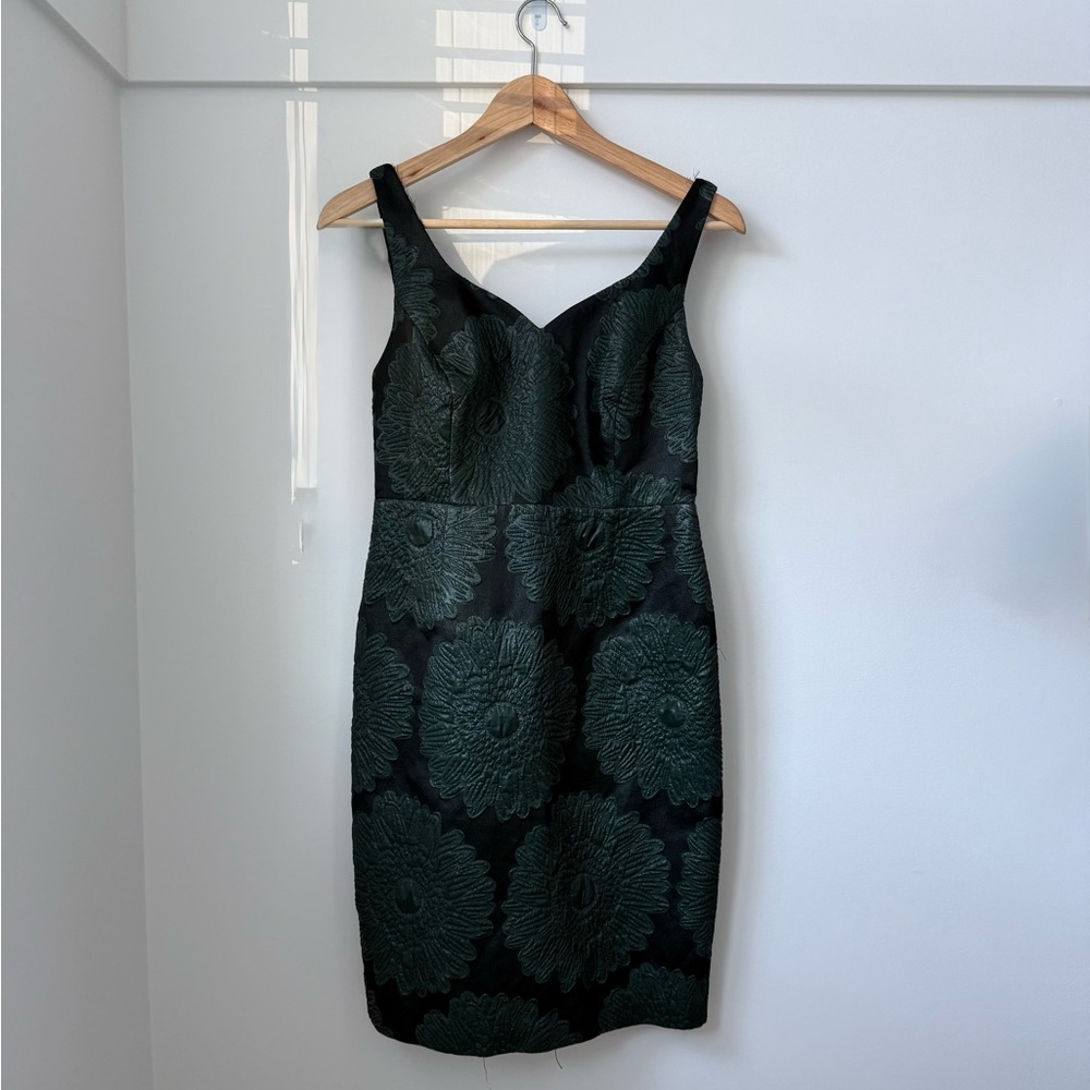 Anthropologie Leifsdottir Hidden Blooms Floral Jacquard Sheath Dress